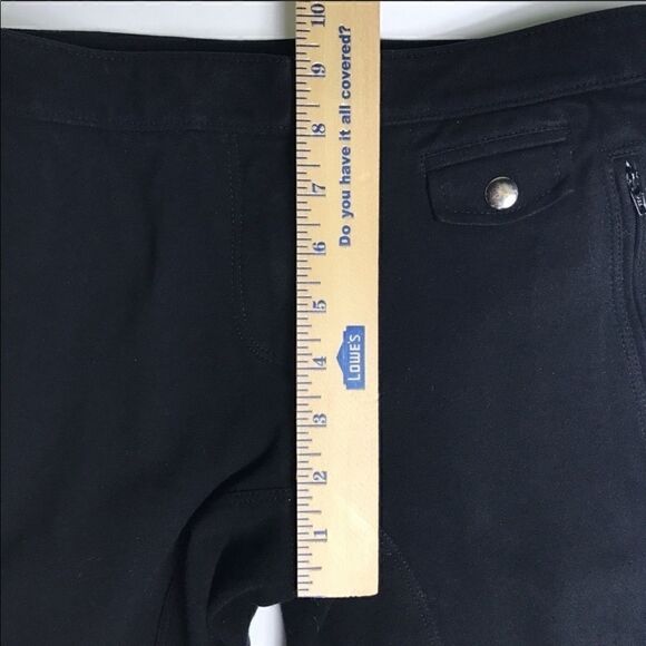 𝅺euc Theory black stretch equestrian style leggings - Picture 8 of 10